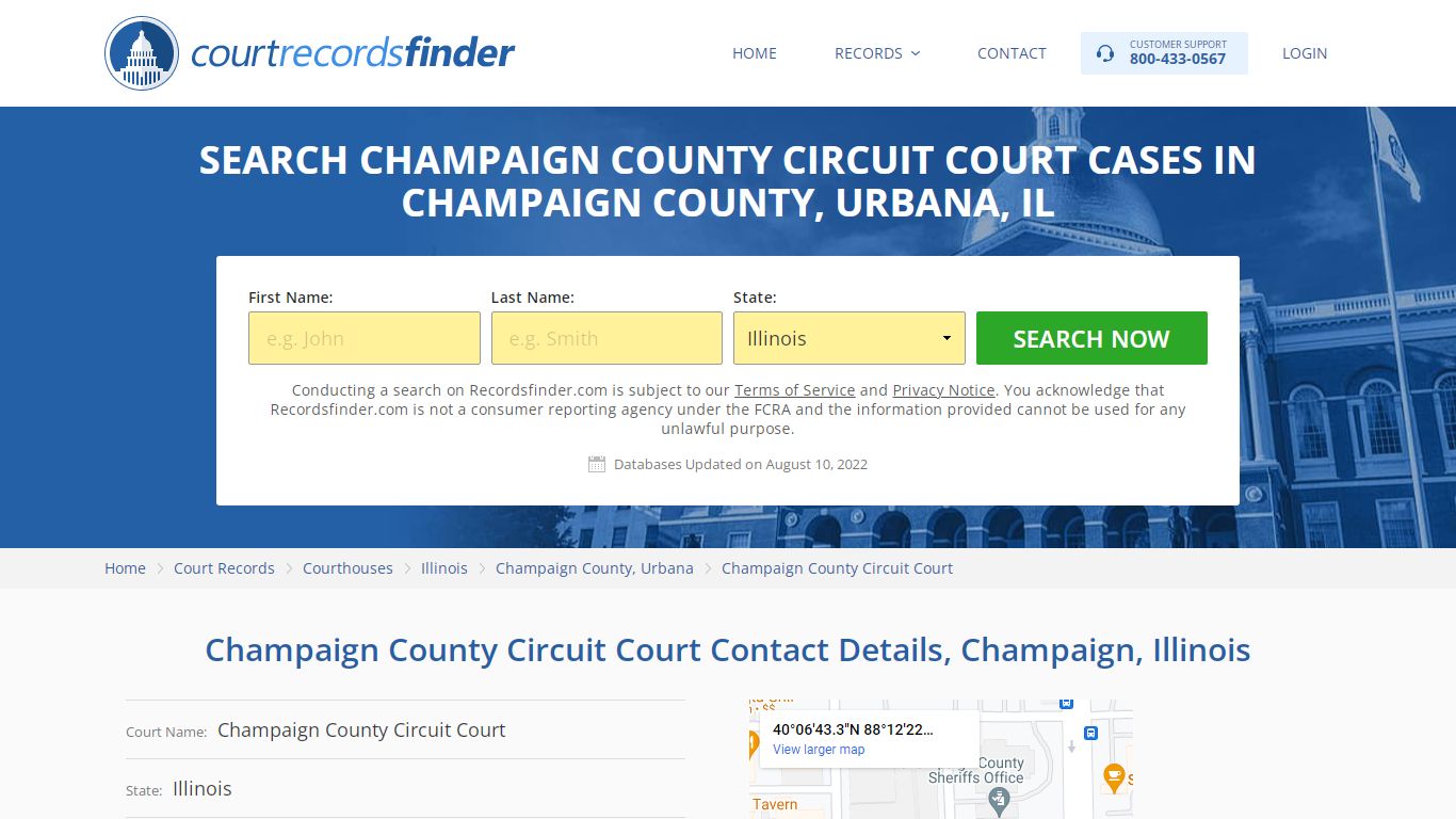 Champaign County Circuit Court Case Search - Champaign ...